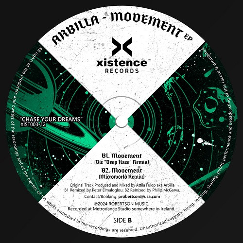 Arbilla - Movement EP | Xistence Records (XIST003-12) - 3