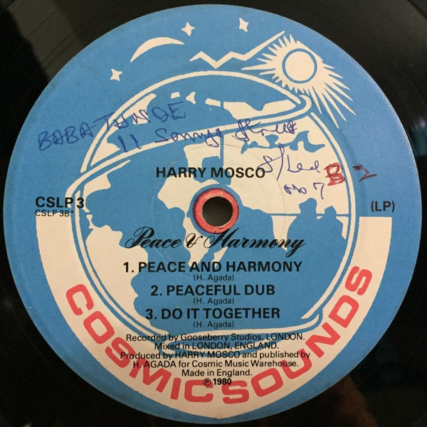 Harry Mosco - Peace & Harmony | Cosmic Sounds (CSLP 3) - 4 Harry Mosco - Peace & Harmony | Cosmic Sounds (CSLP 3) - 4