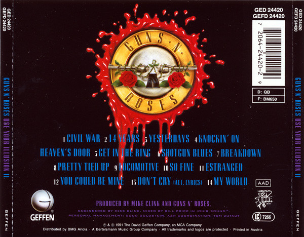 Guns N' Roses - Use Your Illusion II | Geffen Records (GED 24420) - 2
