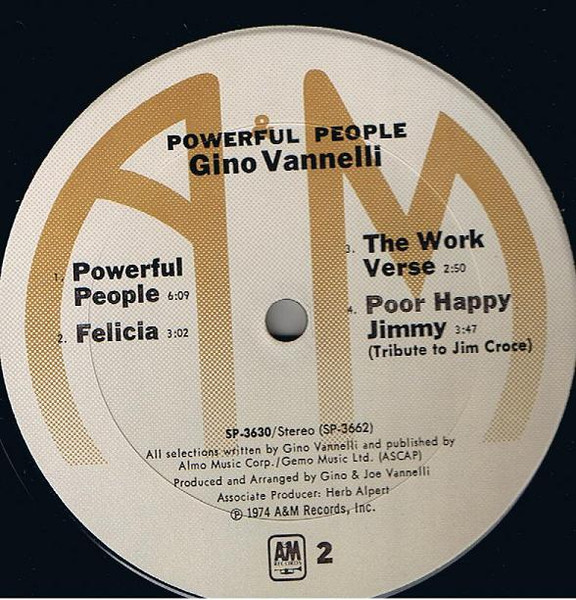 Gino Vannelli - Powerful People | A&M Records (SP-3630) - 4