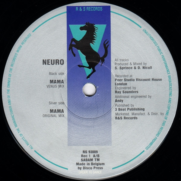 Neuro - Mama | R & S Records (RS 93009) - 3 Neuro - Mama | R & S Records (RS 93009) - 3