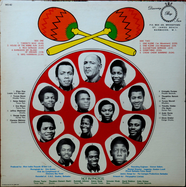 The Barbados Exotic Steel Orchestra - Classics To Calypso | WIRL (WO-42) - 2 The Barbados Exotic Steel Orchestra - Classics To Calypso | WIRL (WO-42) - 2