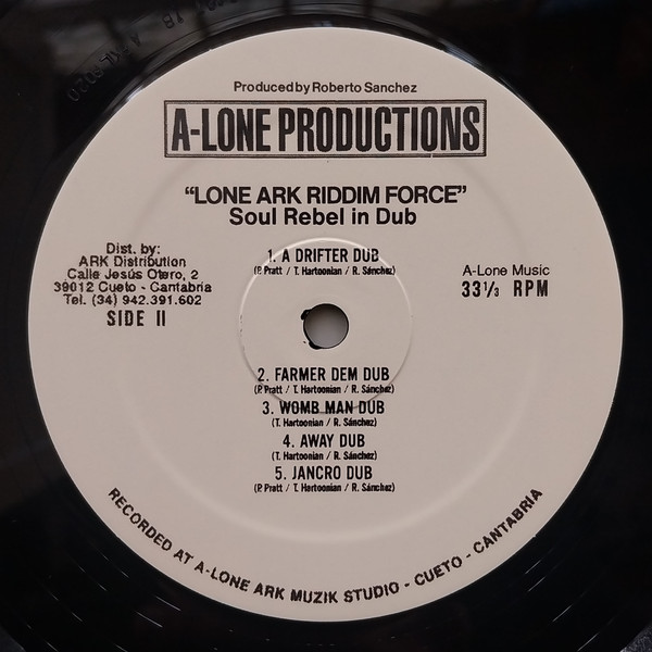 Lone Ark Riddim Force - Soul Rebel In Dub | A-Lone Productions (ARKLP-020) - 4 Lone Ark Riddim Force - Soul Rebel In Dub | A-Lone Productions (ARKLP-020) - 4