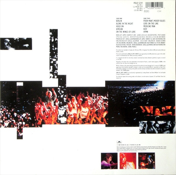 Barclay James Harvest - Glasnost | Polydor (835 590-1) - 2 Barclay James Harvest - Glasnost | Polydor (835 590-1) - 2