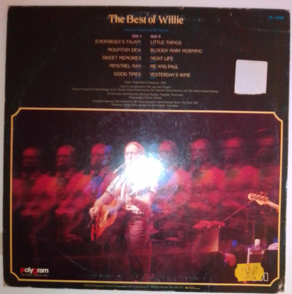 Willie Nelson - The Best Of Willie | RCA (AHL1-4420) - 2