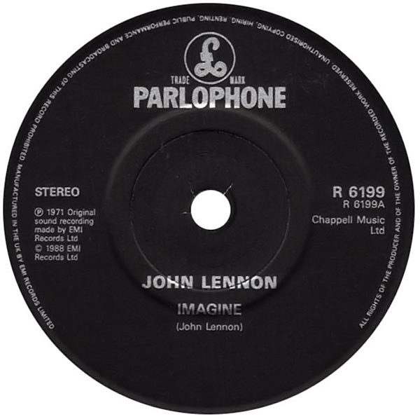 John Lennon - Imagine / Jealous Guy | Parlophone (R 6199) - 3