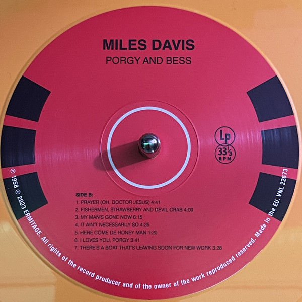 Miles Davis , George Gershwin - Porgy And Bess | Ermitage (VNL22673) - 4