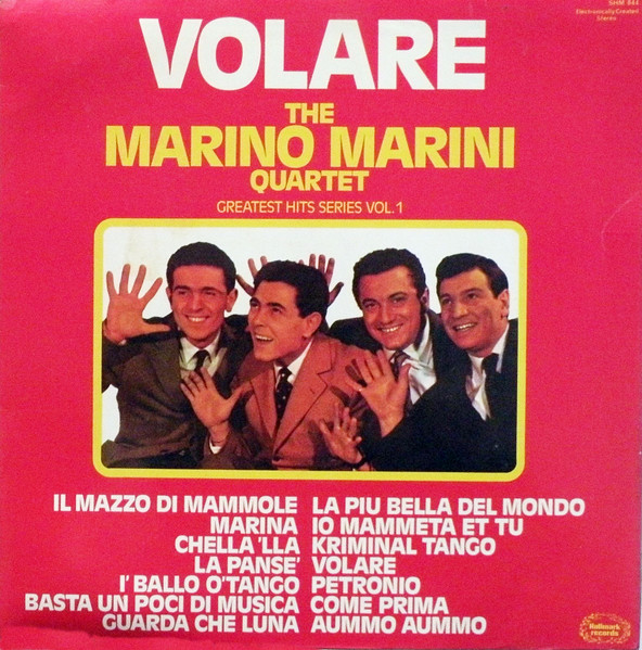 Marino Marini Ed Il Suo Quartetto - Volare | Hallmark Records (SHM 844) - main