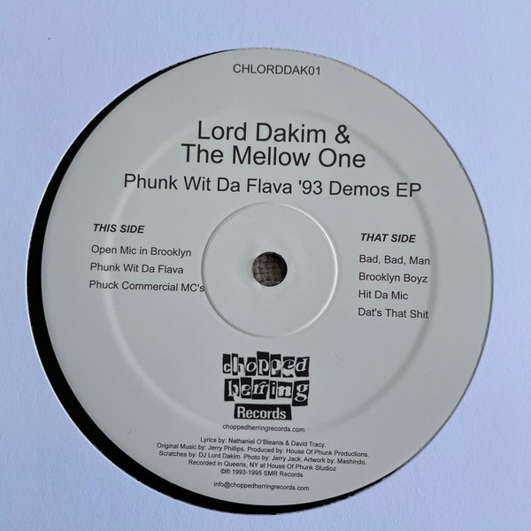 Lord Dakim & The Mellow One - Phunk Wit Da Flava '93 Demos EP | Chopped Herring Records (CHLORDDAK01) - 2 Lord Dakim & The Mellow One - Phunk Wit Da Flava '93 Demos EP | Chopped Herring Records (CHLORDDAK01) - 2