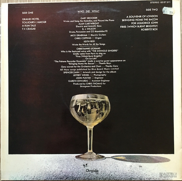Procol Harum - Grand Hotel | Chrysalis (63 07 511) - 2 Procol Harum - Grand Hotel | Chrysalis (63 07 511) - 2