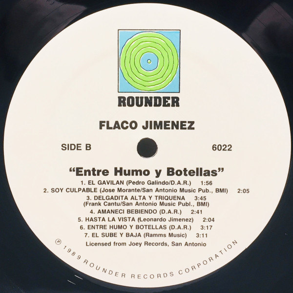 Flaco Jimenez - Entre Humo Y Botellas | Rounder Records (6022) - 4 Flaco Jimenez - Entre Humo Y Botellas | Rounder Records (6022) - 4
