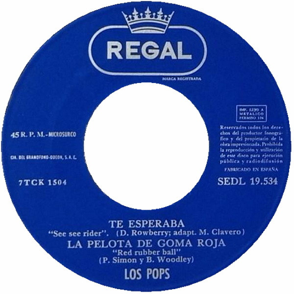 Los Pops - No, No, No | Regal (SEDL 19.534) - 2