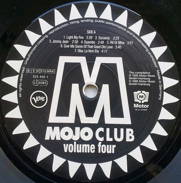 Various - Mojo Club Presents Dancefloor Jazz Volume Four (Light My Fire) | Motor Music (525 444-1) - 3