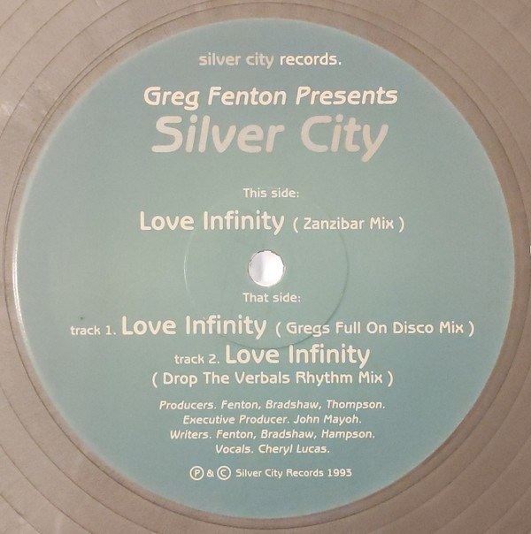 Greg Fenton Presents Silver City - Love Infinity | Silver City Records (GFJMT1) - 2