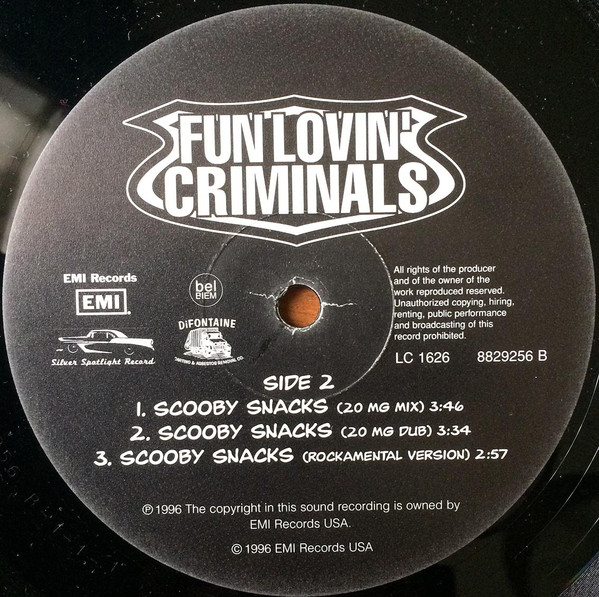 Fun Lovin' Criminals - Scooby Snacks | EMI USA (7243 8 82925 6 6) - 4 Fun Lovin' Criminals - Scooby Snacks | EMI USA (7243 8 82925 6 6) - 4