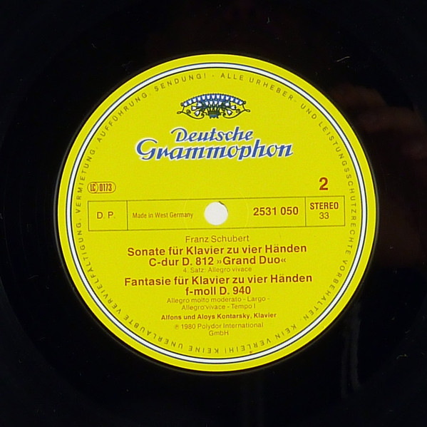 Sonate “Grand Duo” D.812 • Fantasie D.940
