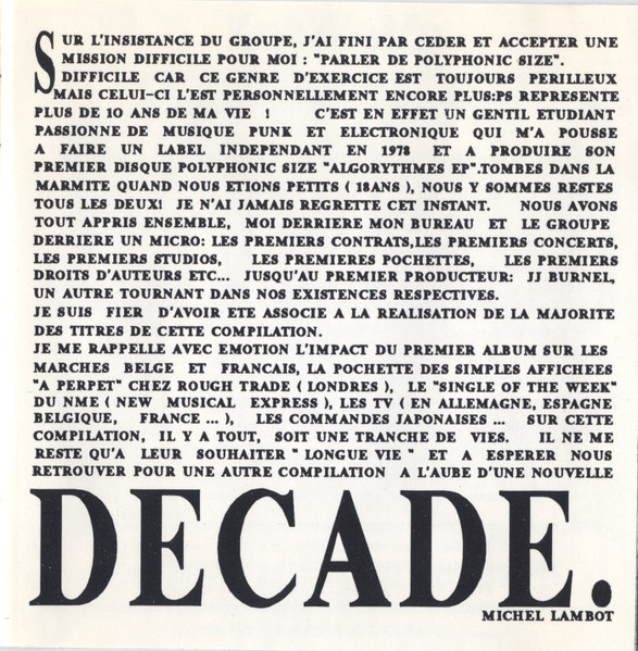 Polyphonic Size - The Prime Story | Play It Again Sam (PS 001 CD) - 4
