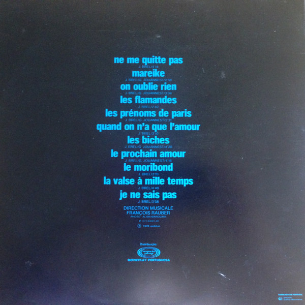 Jacques Brel - Ne Me Quitte Pas | Barclay (MOV-9.065) - 2