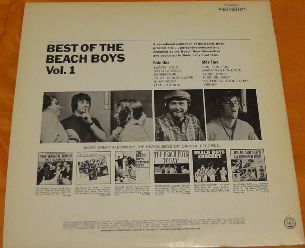 Best Of The Beach Boys - Vol. 1