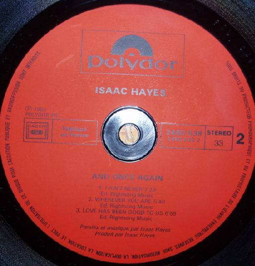 Isaac Hayes - And Once Again | Polydor (2480 538) - 3 Isaac Hayes - And Once Again | Polydor (2480 538) - 3