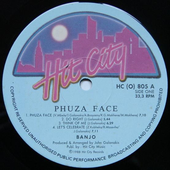Banjo - Phuza Face | Hit City (HC (O) 805) - 3 Banjo - Phuza Face | Hit City (HC (O) 805) - 3