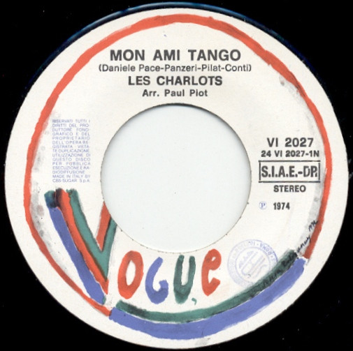 Les Charlots - Mon Ami Tango | Vogue (VI 2027) - 3