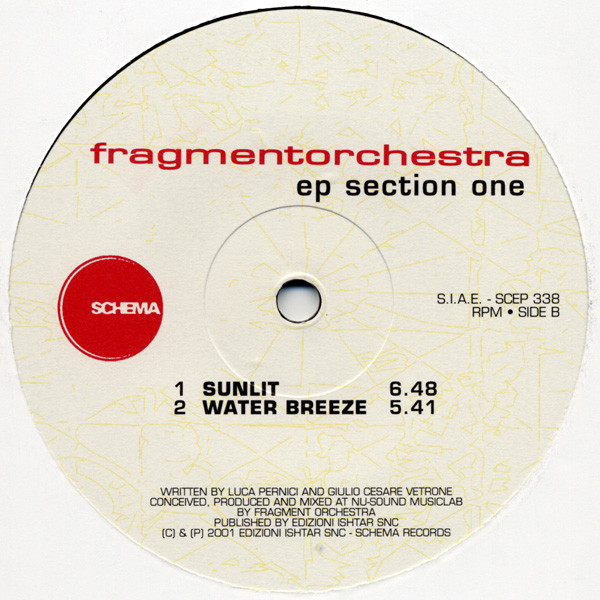 FragmentOrchestra - EP Section One | Schema (SCEP 338) - 3