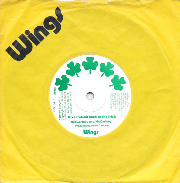 Wings - Give Ireland Back To The Irish | Apple Records (R 5936) - main
