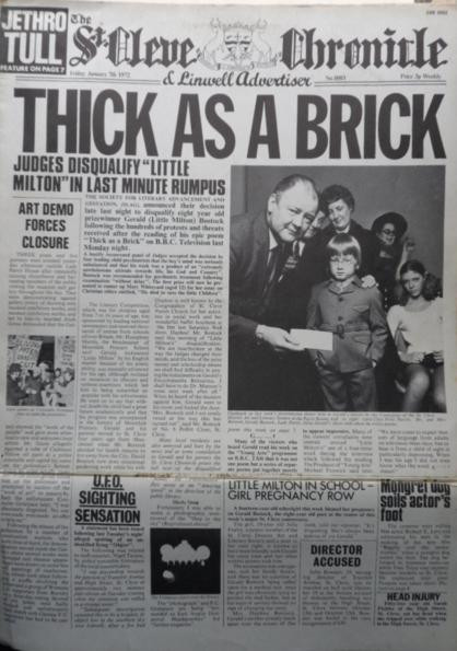 Jethro Tull - Thick As A Brick | Chrysalis (CHR 1003) - 3