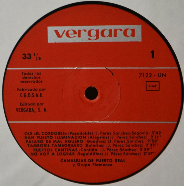 Canalejas De Puerto Real - Ases Del Flamenco | Vergara (7.122-UN) - 3