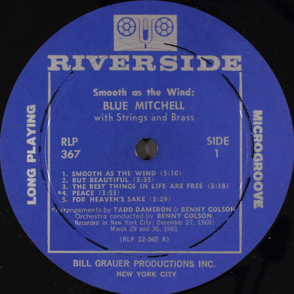 The Blue Mitchell Orchestra - Smooth As The Wind | Riverside Records (RLP 367) - 3