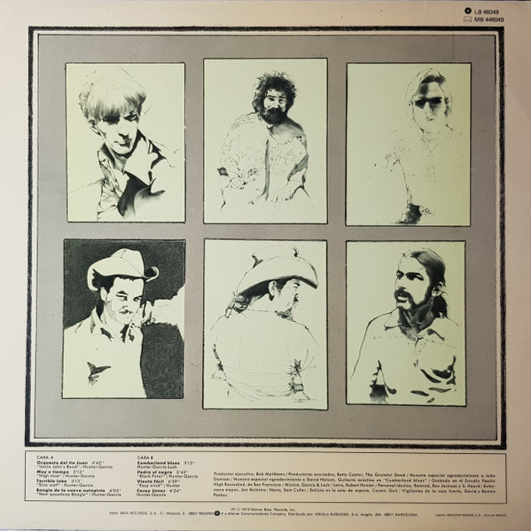 The Grateful Dead - Workingman's Dead - Vinilo | Warner Bros. Records (LB 46049) - 2