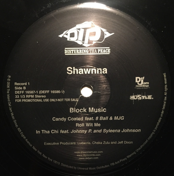 Shawnna - Block Music | Disturbing Tha Peace (DEFF 16586-1) - 2 Shawnna - Block Music | Disturbing Tha Peace (DEFF 16586-1) - 2