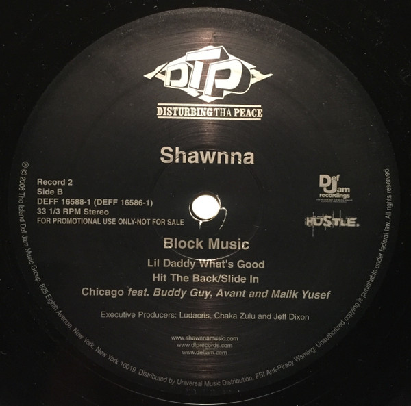 Shawnna - Block Music | Disturbing Tha Peace (DEFF 16586-1) - 4 Shawnna - Block Music | Disturbing Tha Peace (DEFF 16586-1) - 4