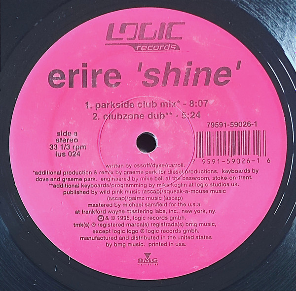Erire - Shine | Logic Records (LUS 024)