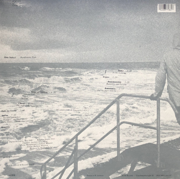 Dino Saluzzi - Andina | ECM Records (ECM 1375) - 2