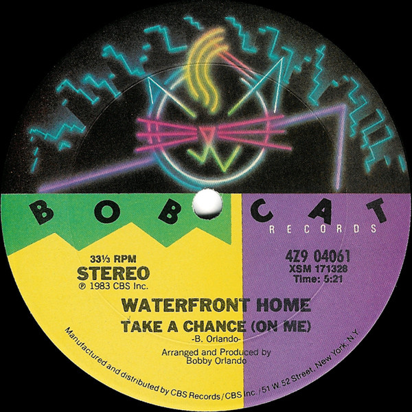Waterfront Home - Take A Chance (On Me) | Bobcat Records (4Z9 04061) - main Waterfront Home - Take A Chance (On Me) | Bobcat Records (4Z9 04061) - main