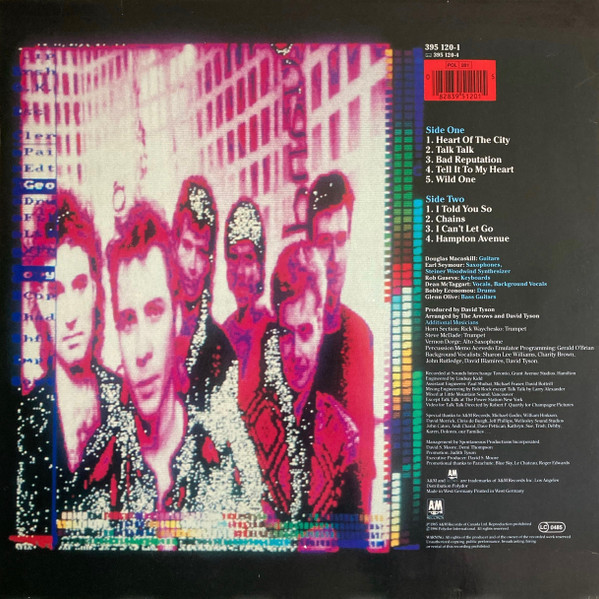 The Arrows - The Lines Are Open - Vinilo | A&M Records (395 120-1) - 2 The Arrows - The Lines Are Open - Vinilo | A&M Records (395 120-1) - 2