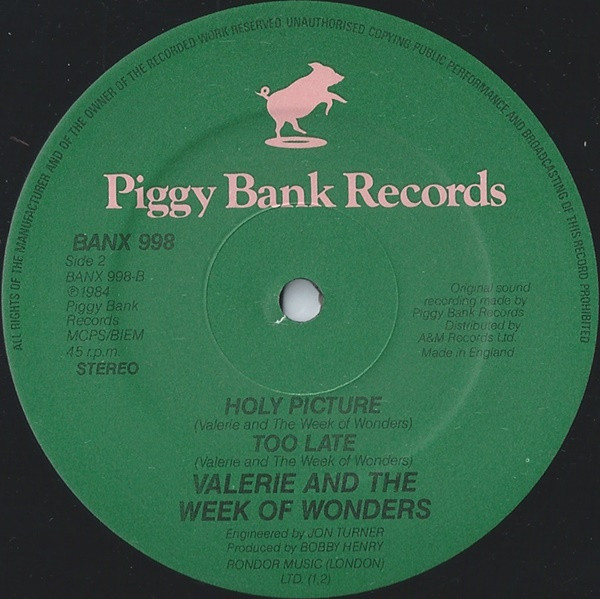 Valerie And The Week Of Wonders - Real Surprise (Wonder Mix) | Piggy Bank Records (BANX 998) - 4