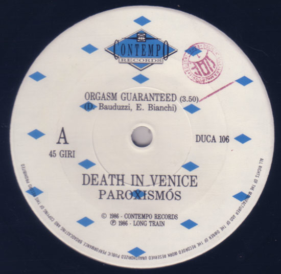 Death In Venice - Paroxismós | Contempo Records (DUCA 106) - 3