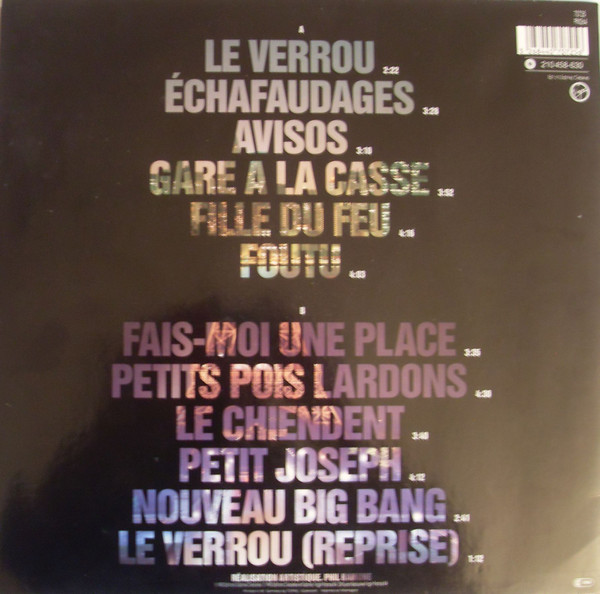 Julien Clerc - Fais-Moi Une Place | Virgin (210 458) - 2 Julien Clerc - Fais-Moi Une Place | Virgin (210 458) - 2