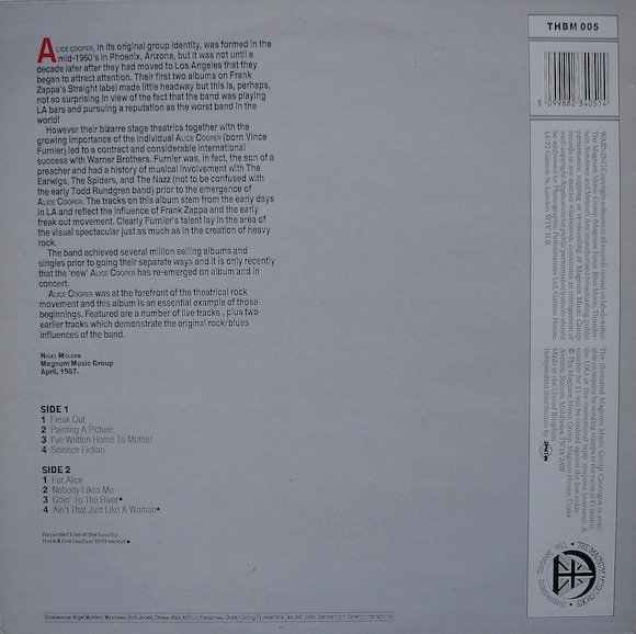 Alice Cooper - Ladies Man | Thunderbolt (THBM 005) - 2