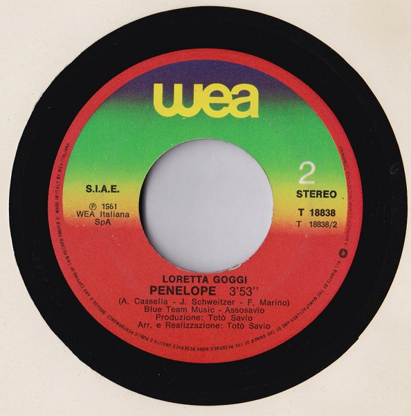 Loretta Goggi - Il Mio Prossimo Amore | WEA (T 18838) - 4