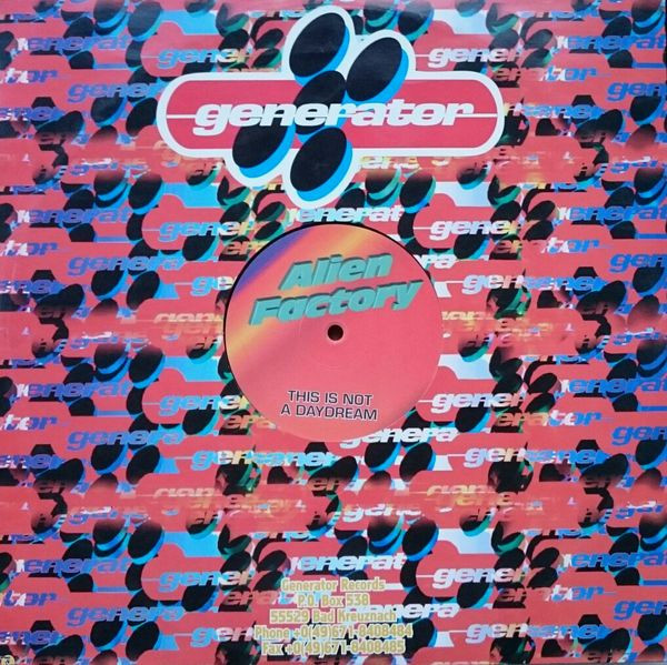 Alien Factory - This Is Not A Daydream | Generator Records (Gen 9130-12) - 4 Alien Factory - This Is Not A Daydream | Generator Records (Gen 9130-12) - 4