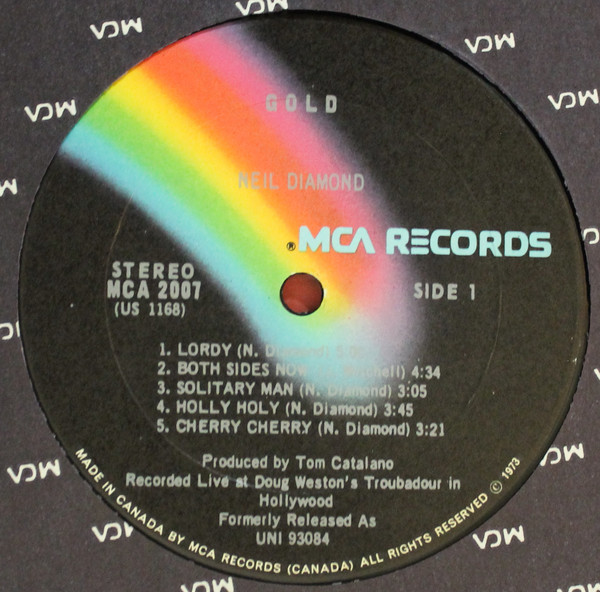 Neil Diamond - Gold | MCA Records (MCA-2007) - 3