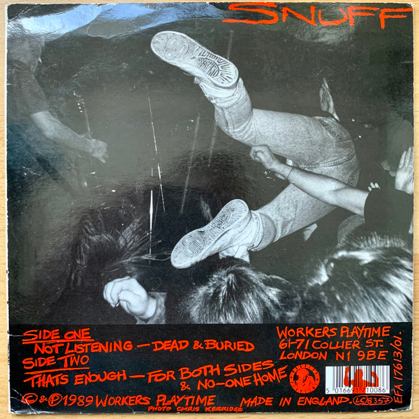Snuff - Not Listening | Workers Playtime (PLAY 008) - 2