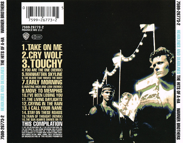 a-ha - Headlines And Deadlines (The Hits Of A-ha) | Warner Bros. Records (7599-26773-2) - 2