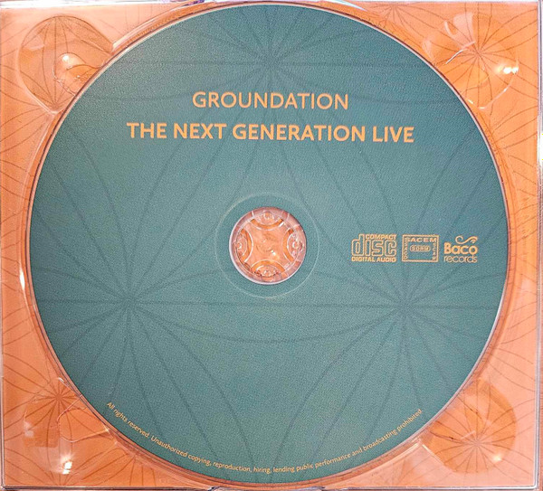 Groundation - The Next Generation Live | Baco Records (LGRDLCD) - 3