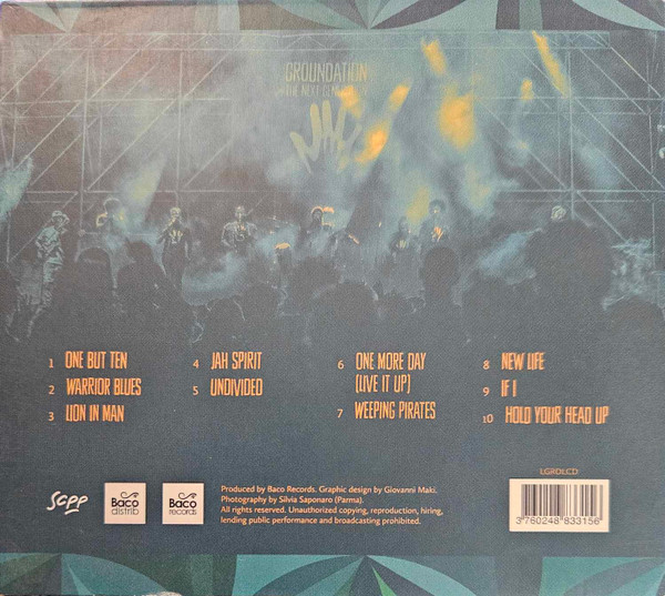 Groundation - The Next Generation Live | Baco Records (LGRDLCD) - 4