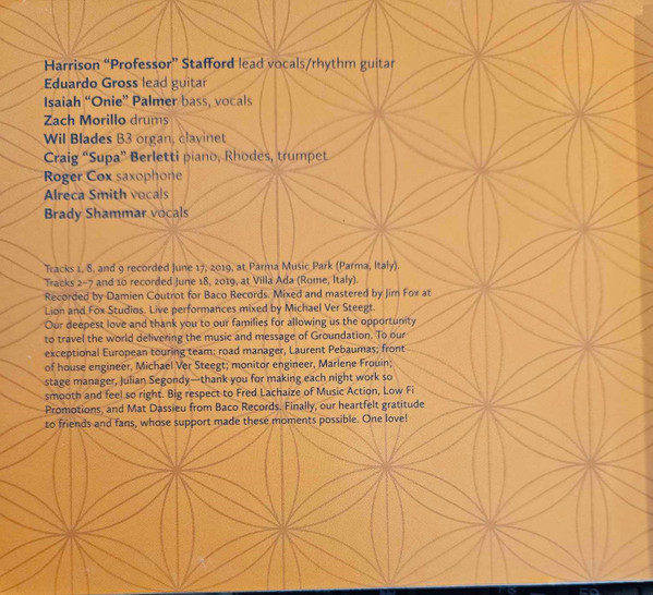 Groundation - The Next Generation Live | Baco Records (LGRDLCD) - 2